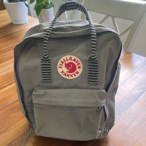 Unique Gray Fjallraven Kanken Backpack